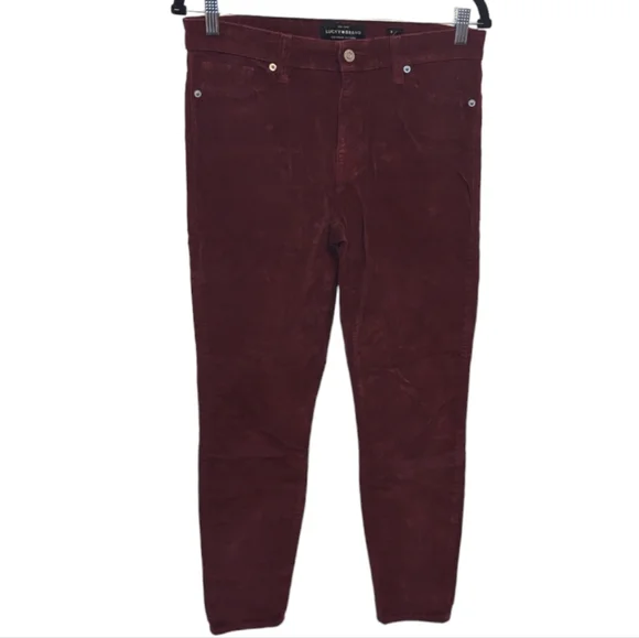Lucky Brand Women's Ava Skinny Corduroy Pants 29 🍷✨ - Picture 3 of 16